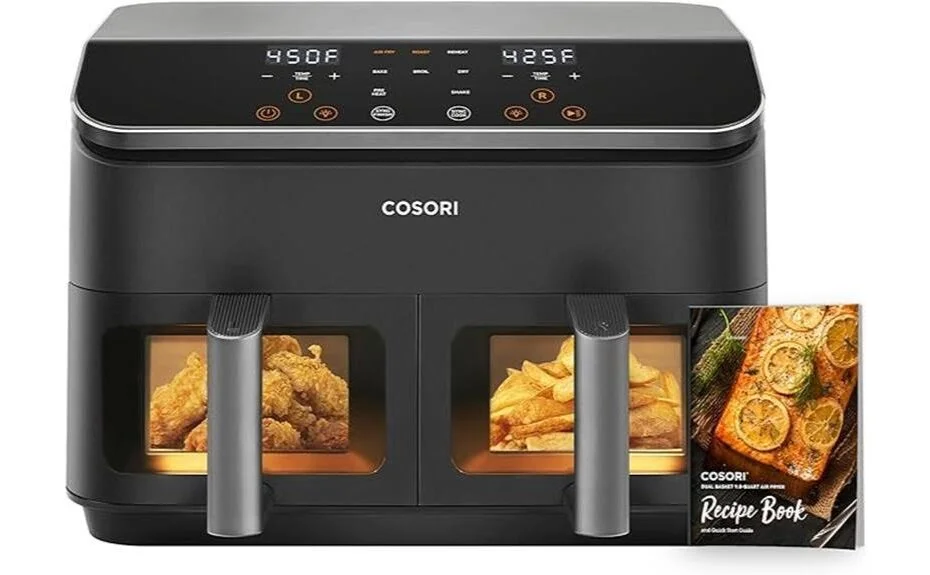 air fryer with two baskets