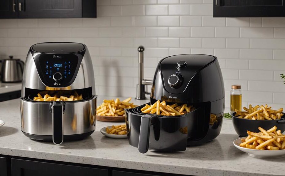 comparing air fryers and deep fryers