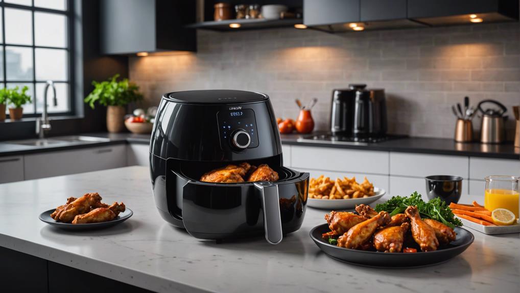 preparing the air fryer