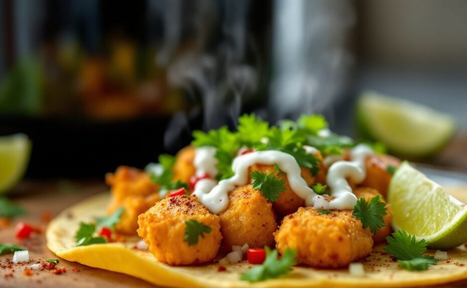 air fryer alligator tacos recipe