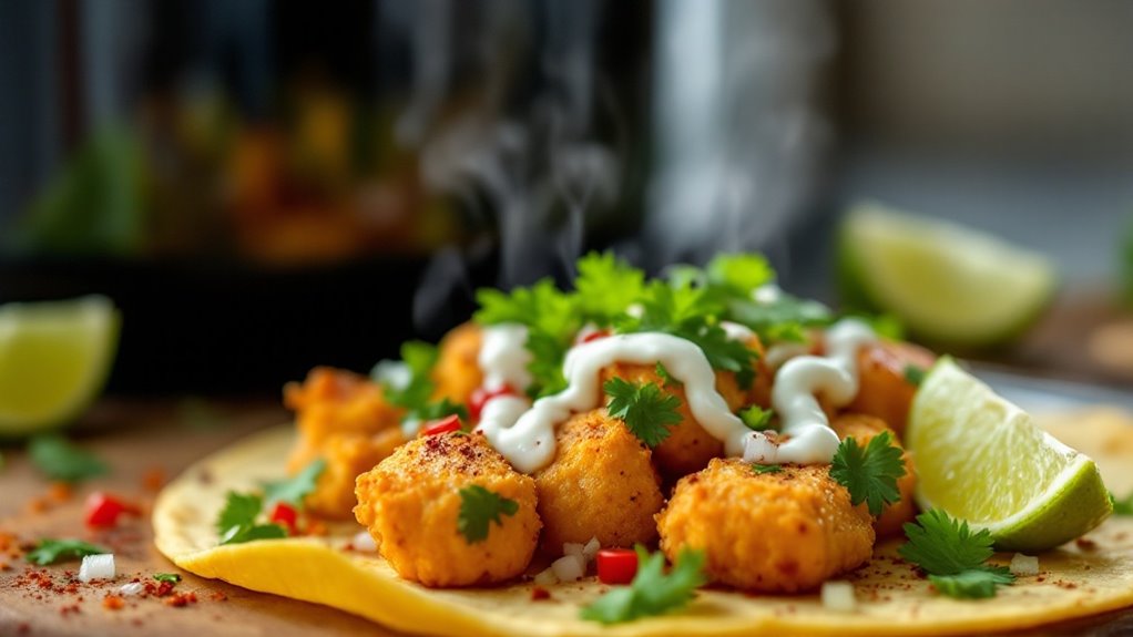 air fryer alligator tacos recipe