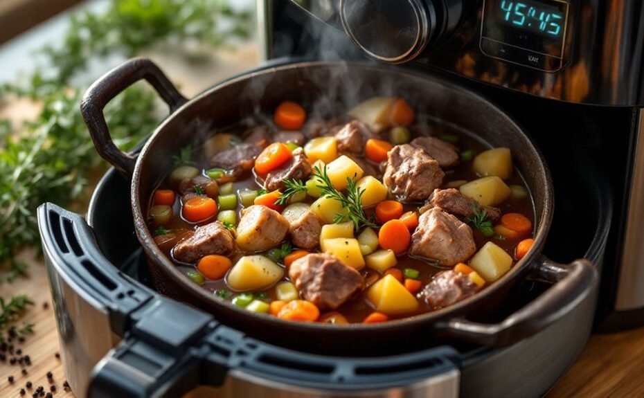 air fryer bison stew recipe