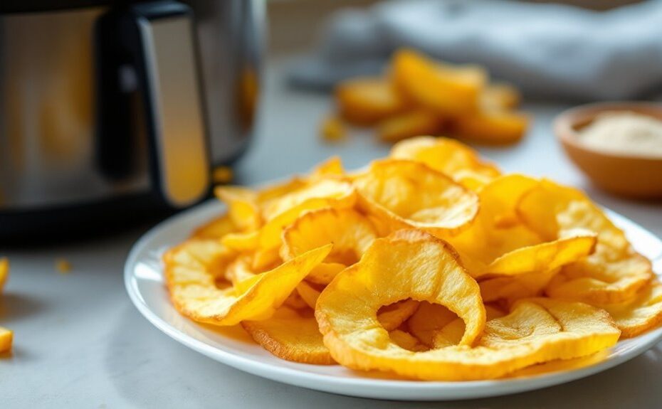 air fryer breadfruit chips