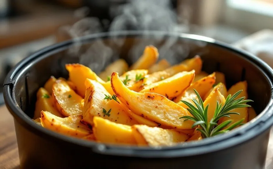 air fryer crispy parsnips recipe