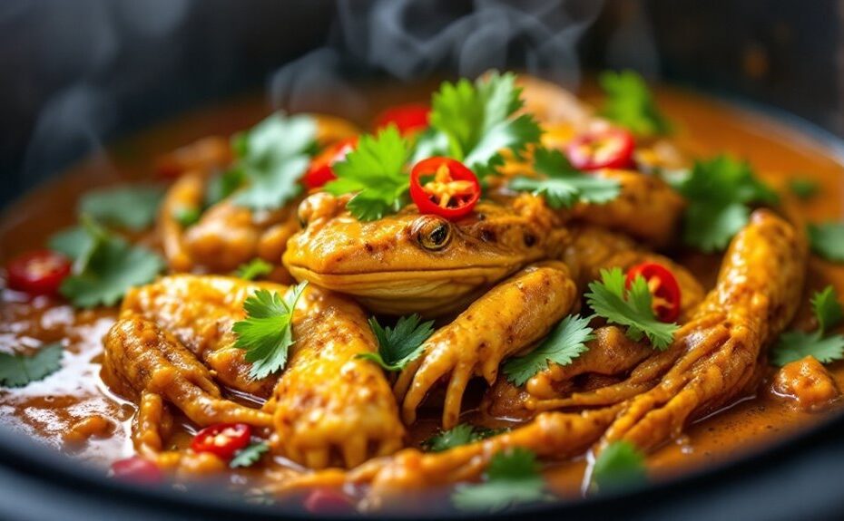 air fryer frog curry