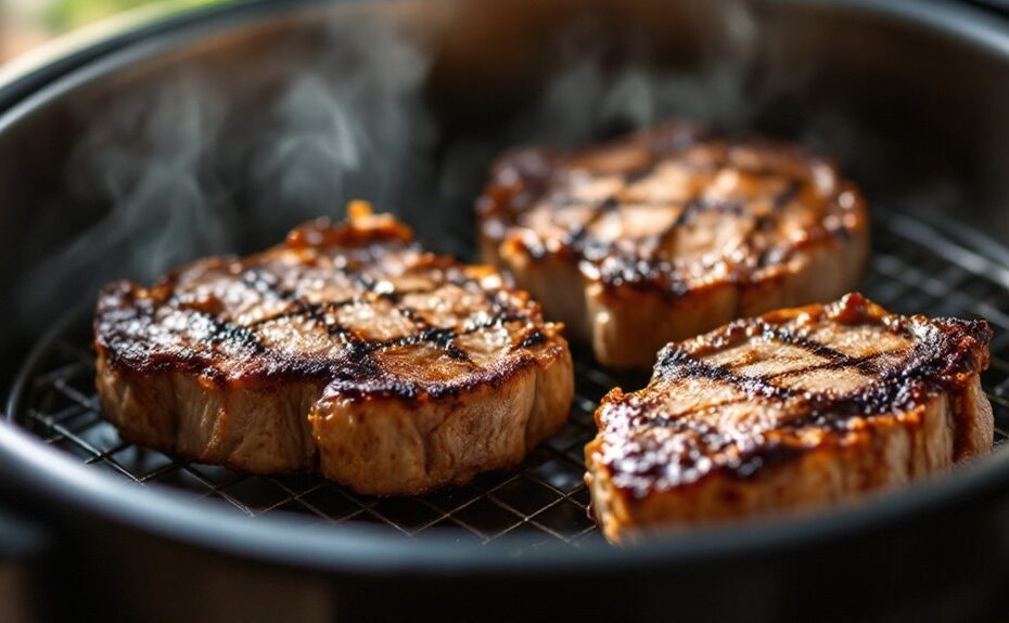 air fryer kangaroo steaks