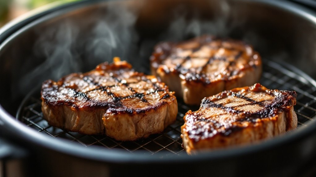 air fryer kangaroo steaks