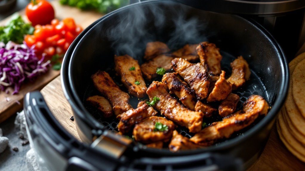 air fryer kangaroo tacos