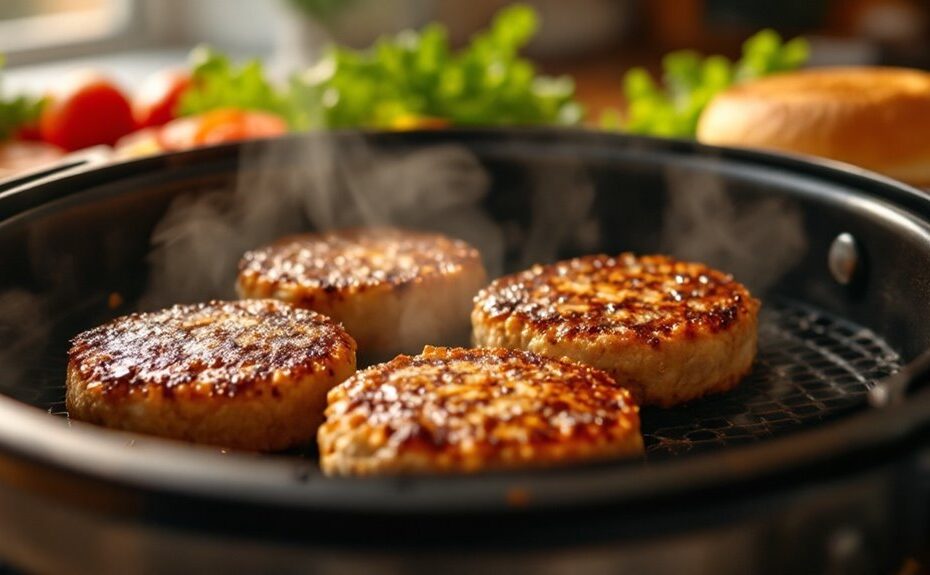air fryer ostrich burgers recipe
