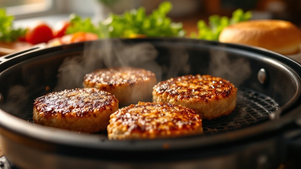 air fryer ostrich burgers recipe