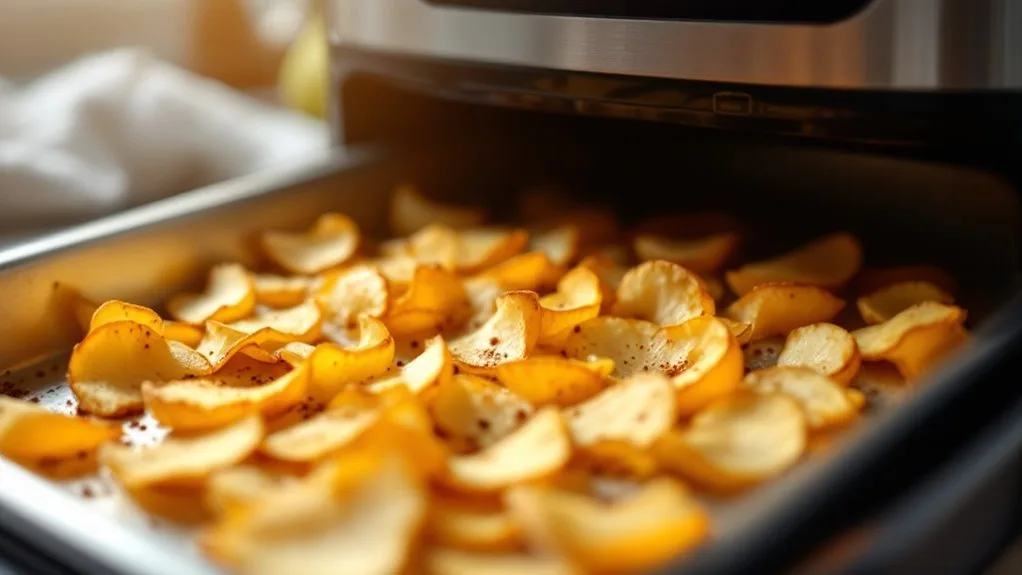 air fryer pear chips recipe