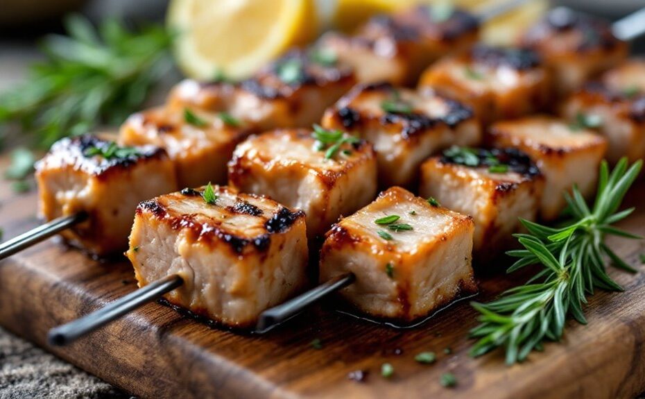 air fryer rabbit kebabs