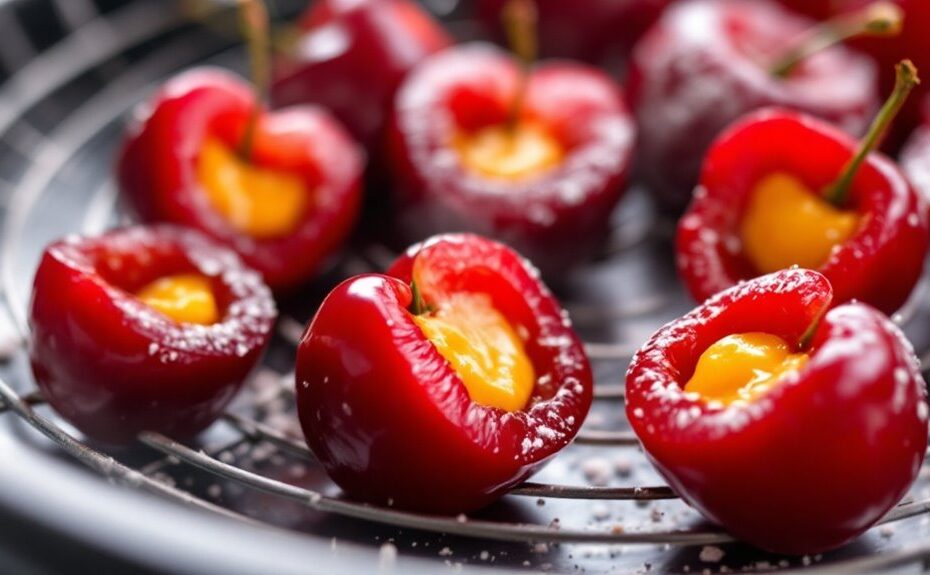 air fryer stuffed cherries recipe