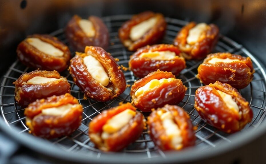 air fryer stuffed dates recipe