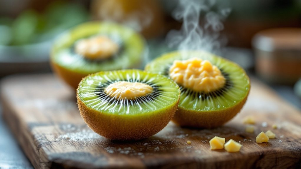 air fryer stuffed kiwi