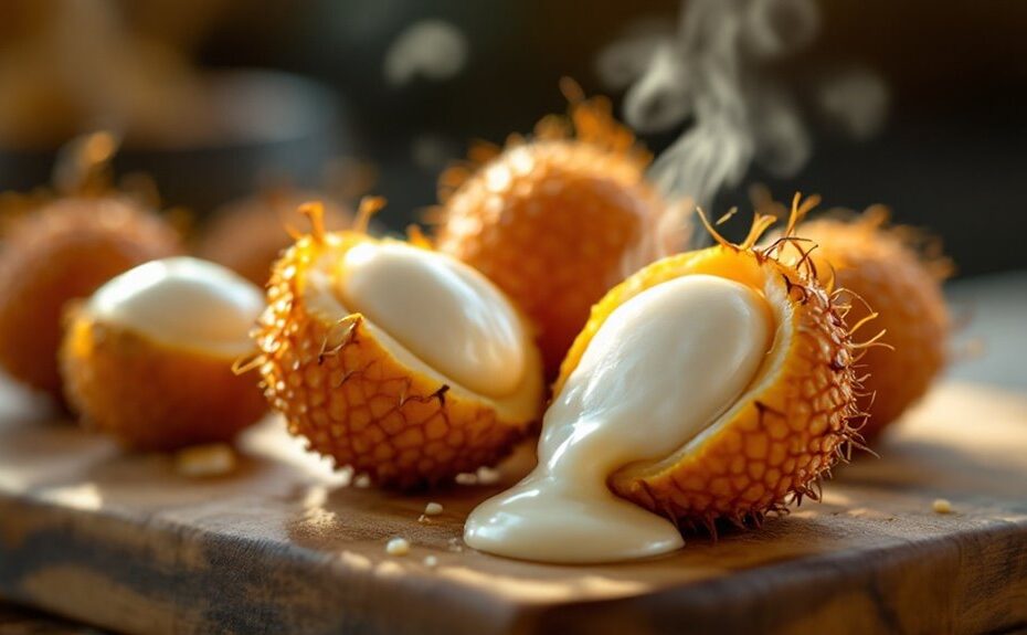 air fryer stuffed lychees