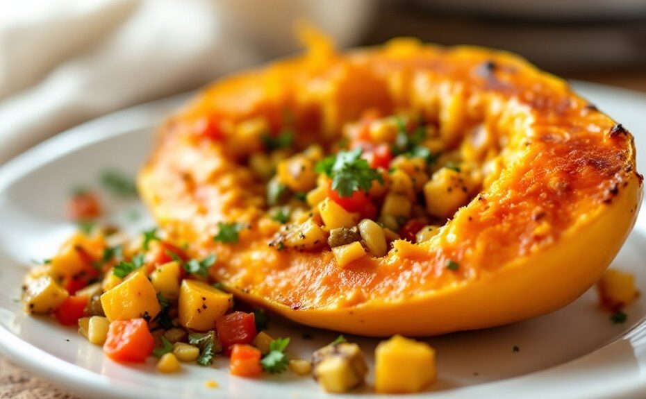 air fryer stuffed papayas recipe