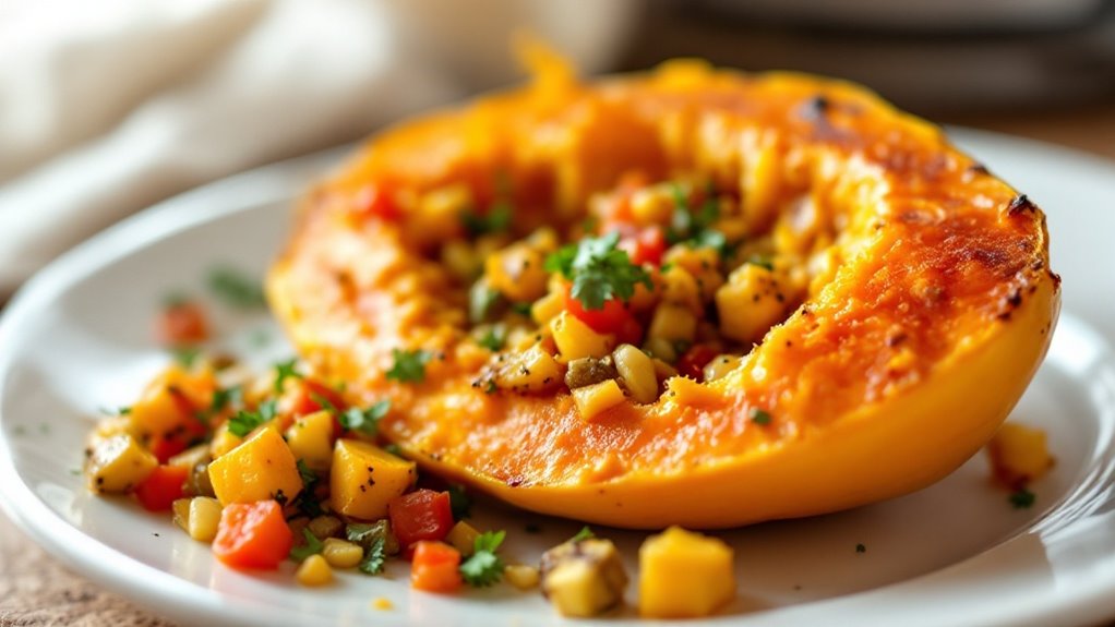 air fryer stuffed papayas recipe