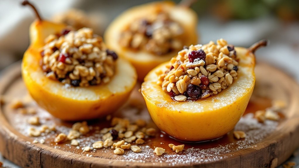 air fryer stuffed pears