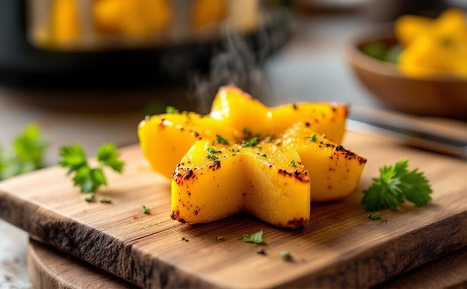 air fryer stuffed starfruit recipe