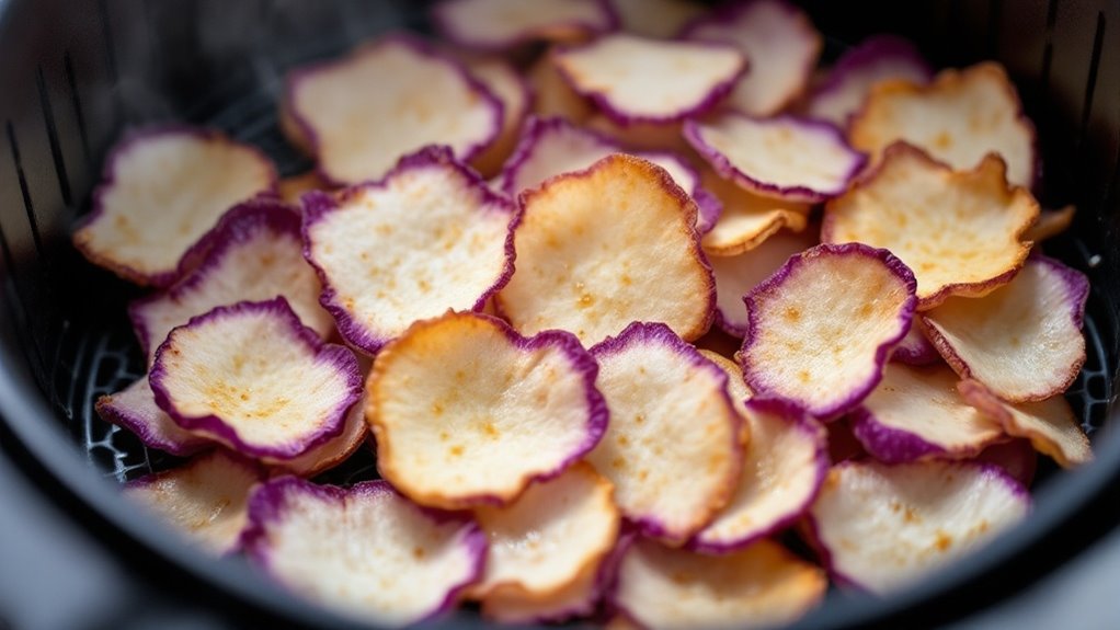 air fryer taro chips