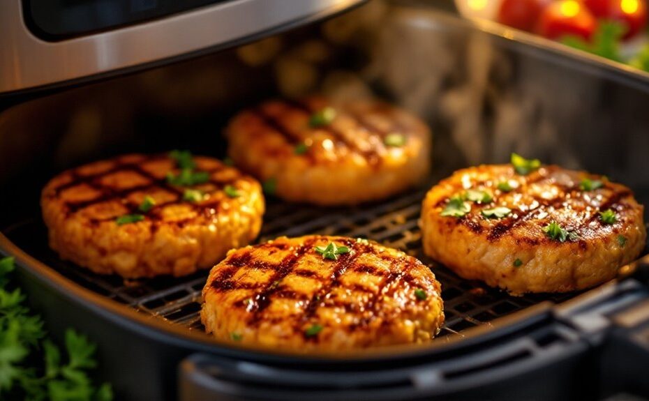 air fryer turkey burgers recipe