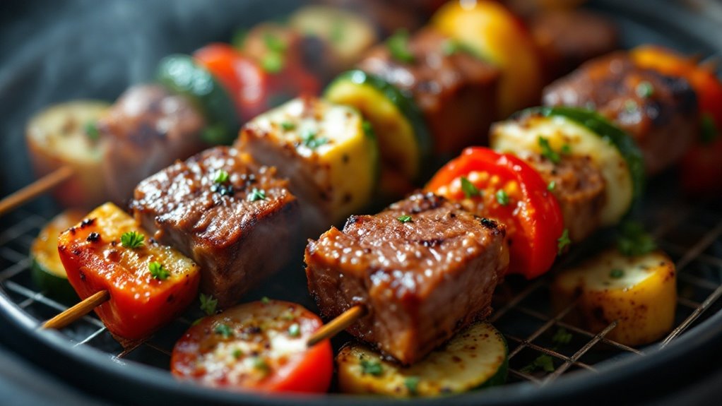 air fryer venison kebabs recipe