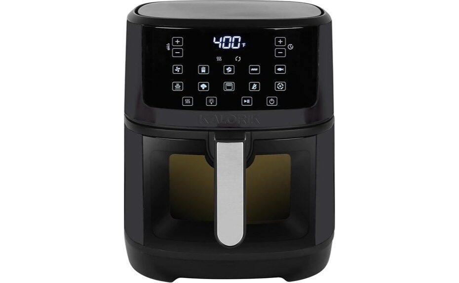 large touchscreen air fryer